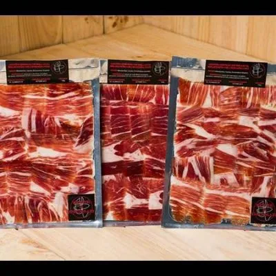 Loncheado Jamón de cebo Ibérico y envasado al vacio (copia)
