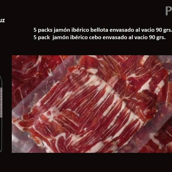 Pack Surtido Envasado ibérico Pata Negra